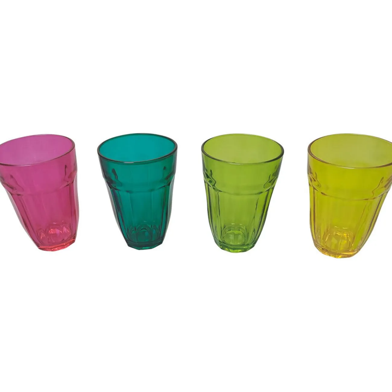 Gifi Verre bas coloré en verre 23 cl x 8