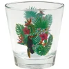 Gifi Verre bas style tropical motif toucan 25cl