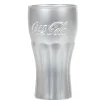 Gifi Verre Coca-Cola gris argenté