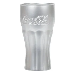 Gifi Verre Coca-Cola gris argenté