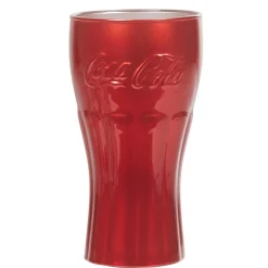 Gifi Verre Coca-Cola rouge métallisé