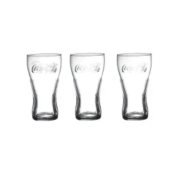 Gifi Verre Coca-Cola transparent x3