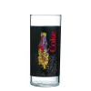 Gifi Verre Coca-Cola tubo noir motif bouteille colorée 27 cl