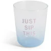 Gifi Verre coloré avec message 315ml