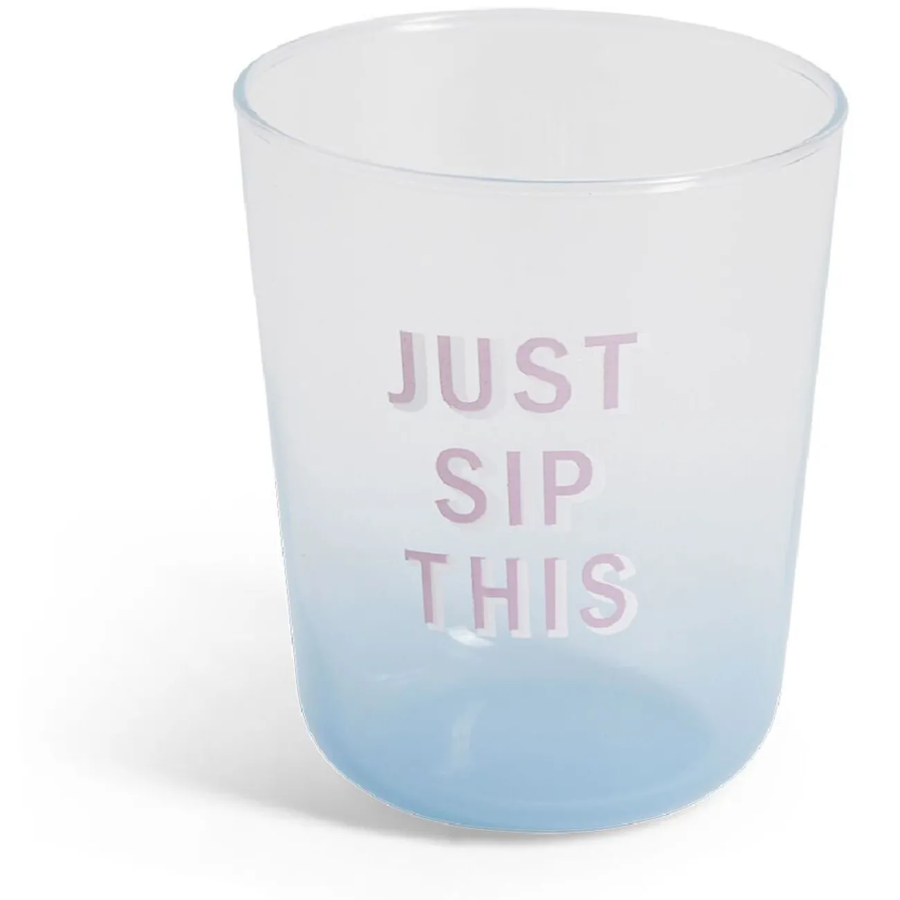 Gifi Verre coloré avec message 315ml