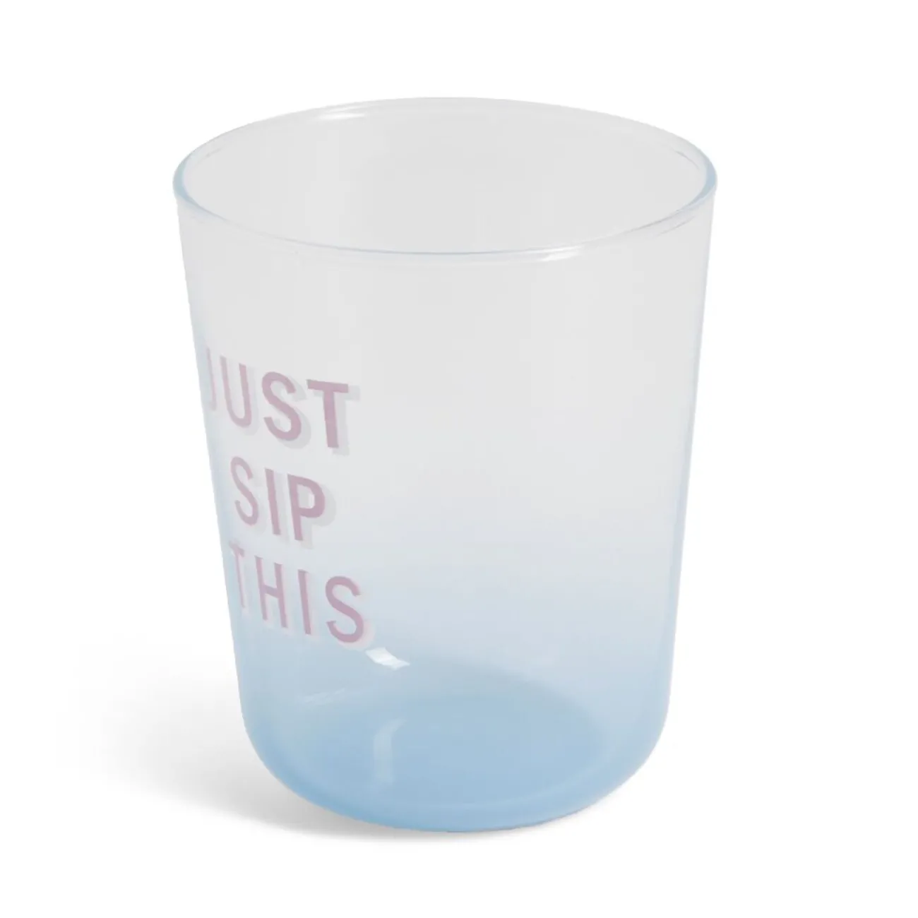 Gifi Verre coloré avec message 315ml