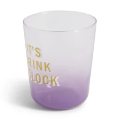 Gifi Verre coloré avec message 315ml