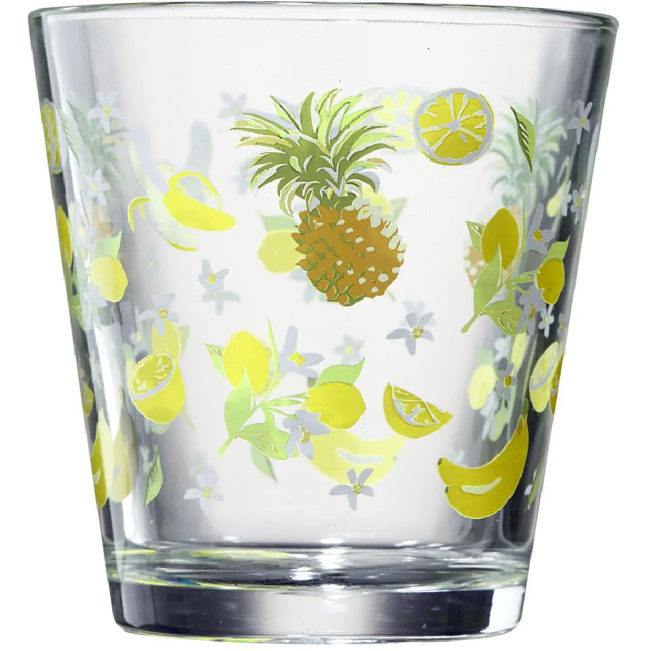 Gifi Verre conique bas motif exotique 25,5 cl x3