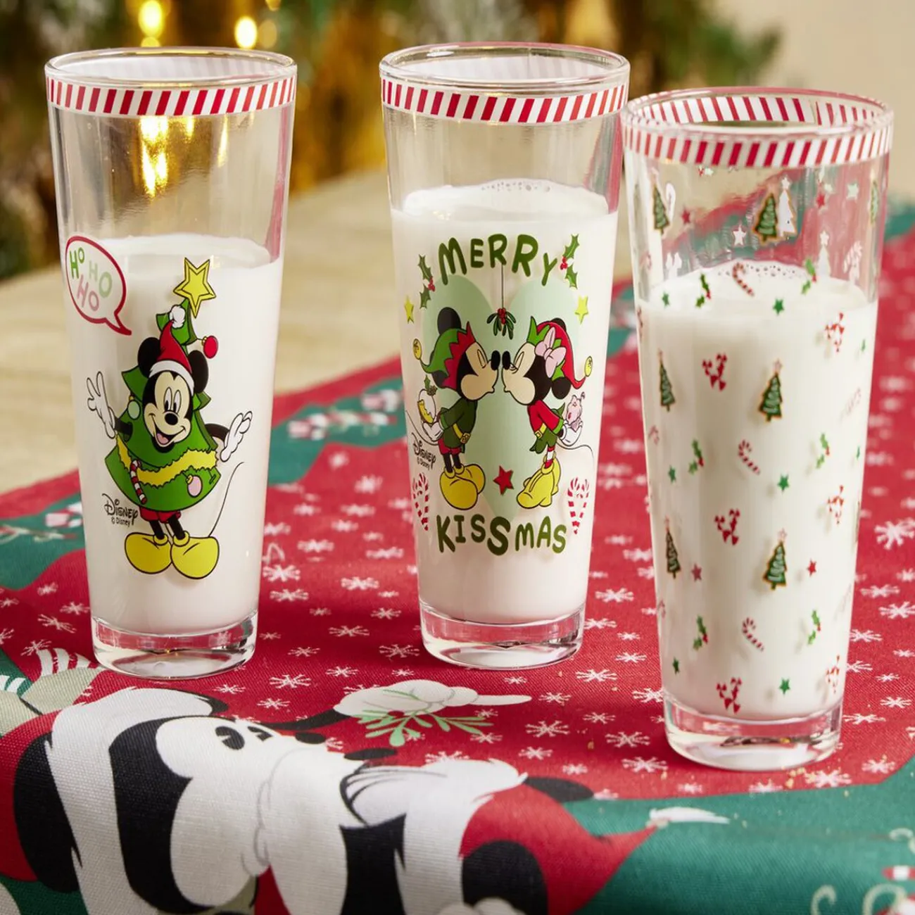 Gifi Verre Disney Noël Mickey Minnie 30cl x3