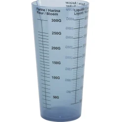 Gifi Verre doseur en plastique bleu