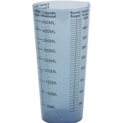 Gifi Verre doseur en plastique bleu