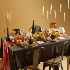 Gifi Verre Halloween transparent avec tête de mort intérieur 350ml