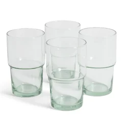 Gifi Verre haut 44cl en verre recyclé transparent Ø7,7xH13cm