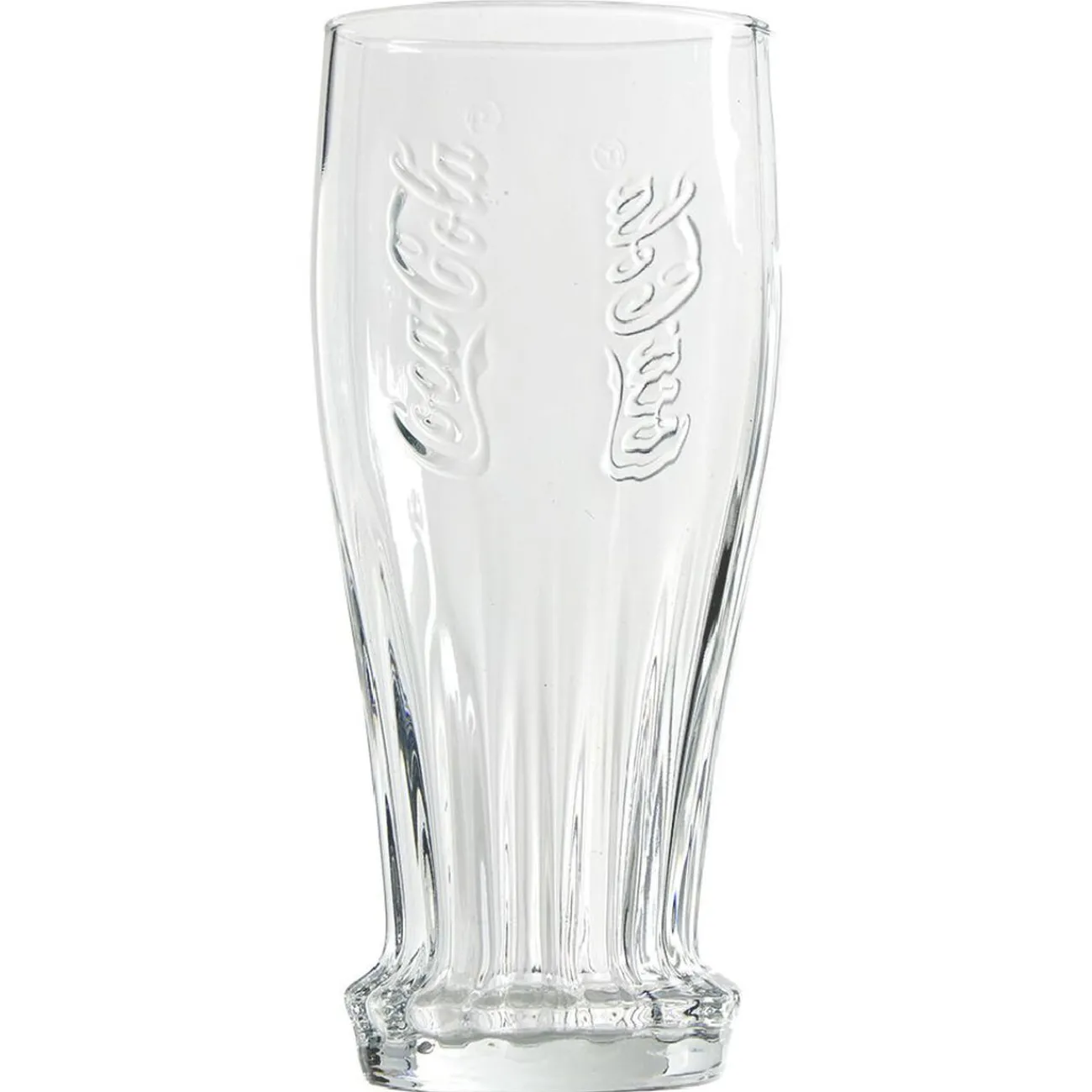 Gifi Verre haut Coca-Cola Caps design bouteille à l'envers transparent 35cl