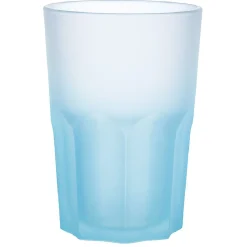 Gifi Verre haut effet givré bleu fluo 40 cl - Frozen