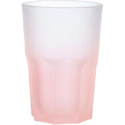 Gifi Verre haut effet givré rose fluo 40 cl - Frozen