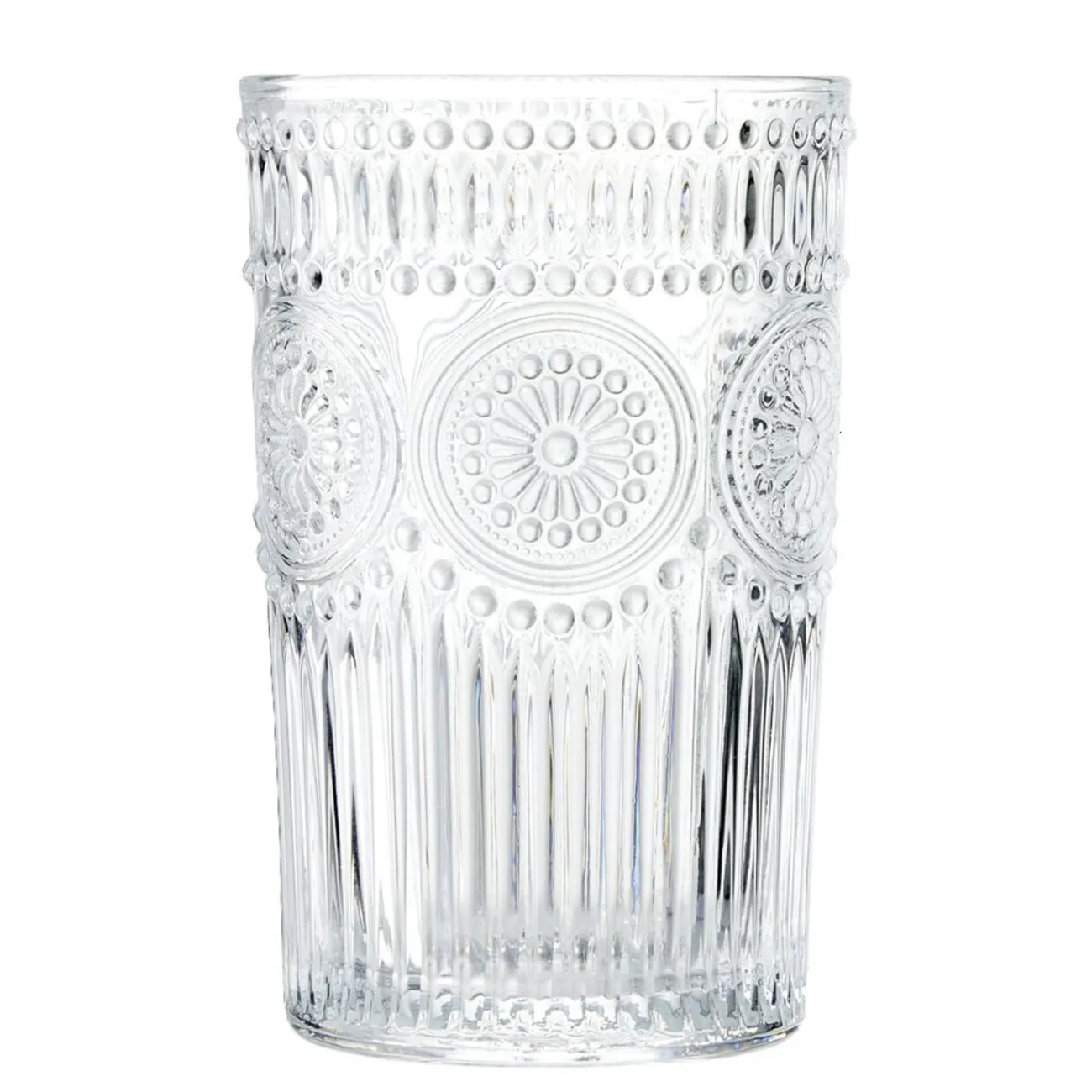 Gifi Verre haut motif baroque 350ml H17cm