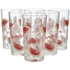 Gifi Verre haut pastèque Hello Summer x 6