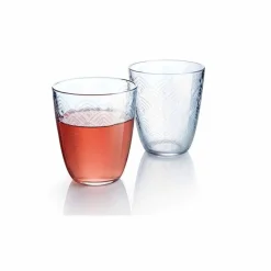 Gifi Verre Luminarc motif embossé écaille transparent x6