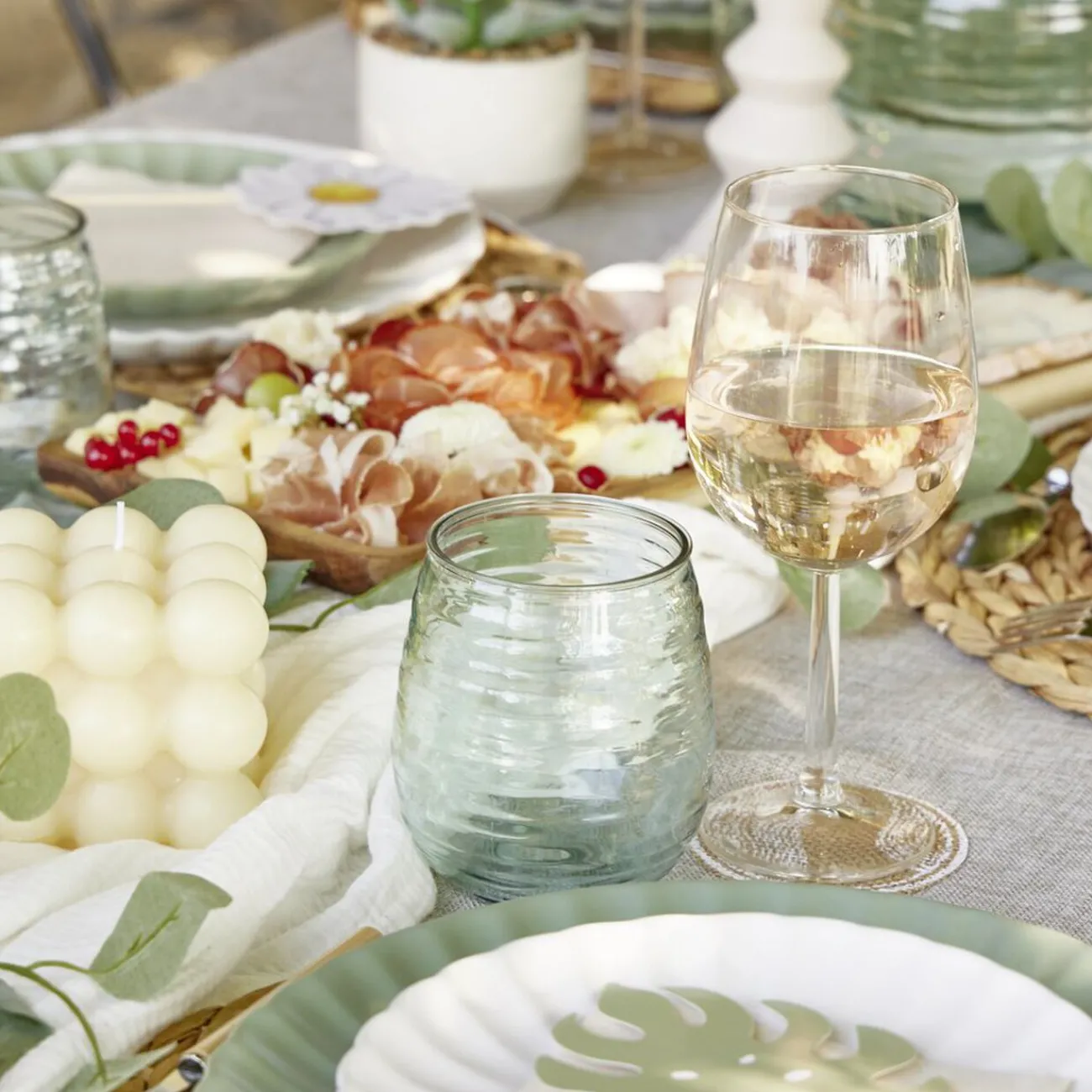 Gifi Verre plastique transparent Ø9xH11cm x4