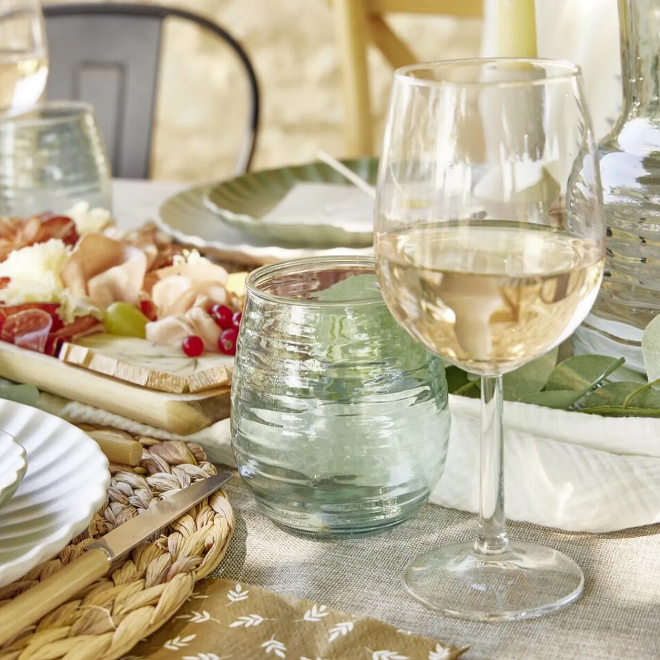 Gifi Verre plastique transparent Ø9xH11cm x4