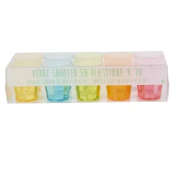 Gifi Verre shooter coloré x10