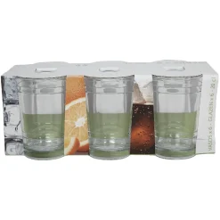 Gifi Verre transparent à spirale x6