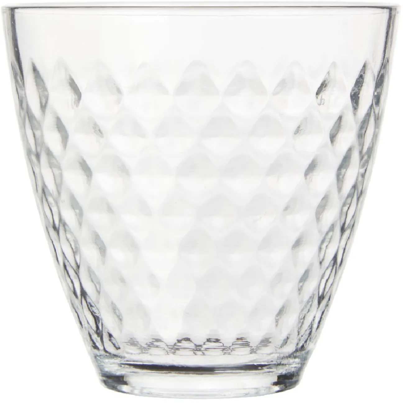 Gifi Verre transparent design point relief 25 cl x12