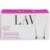 Gifi Verrine LAV en verre transparent 14 cl x6