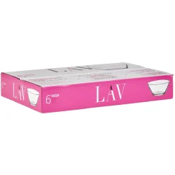 Gifi Verrine LAV en verre transparent 25 cl x6