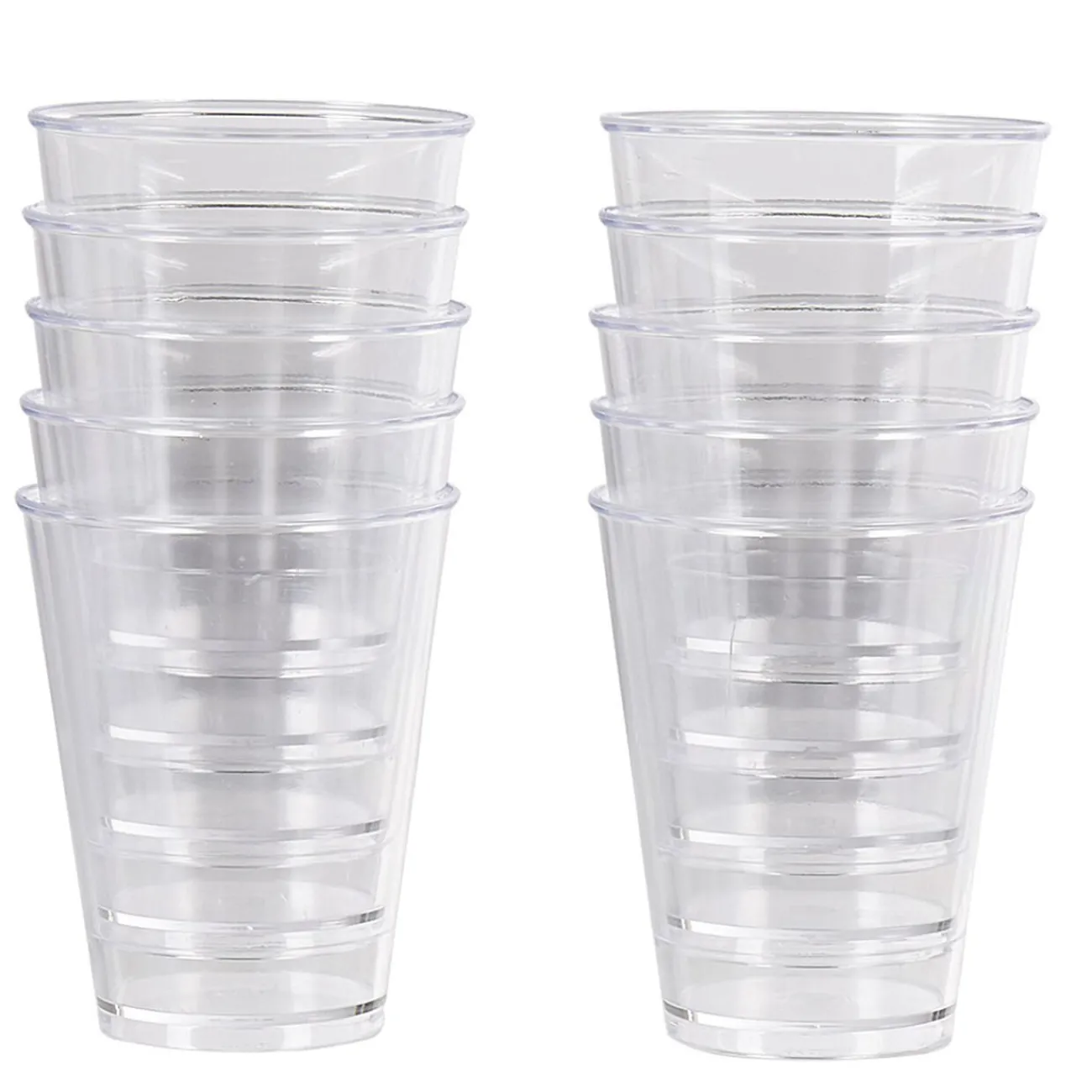 Gifi Verrine ronde haute en plastique réutilisable x10