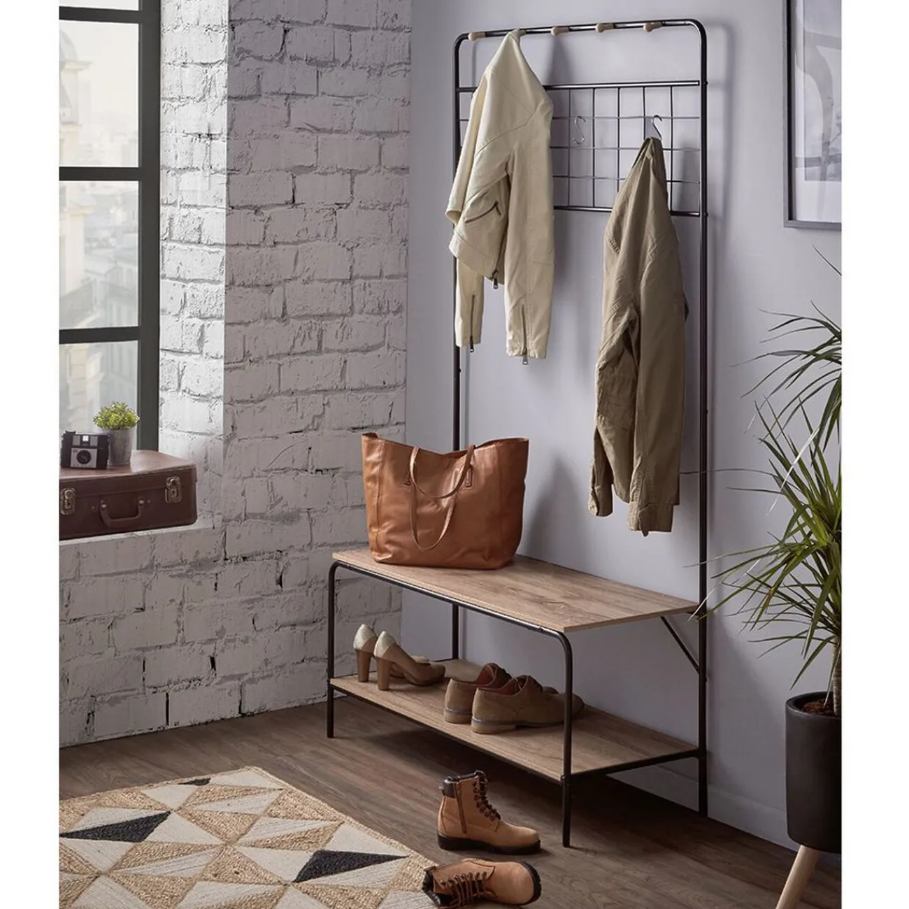 Gifi Rangement|Vestiaire d'entrée