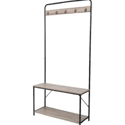 Gifi Rangement|Vestiaire penderie avec banc