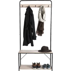 Gifi Rangement|Vestiaire penderie avec banc