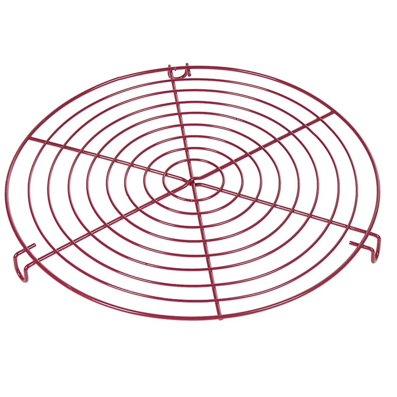 Gifi Volette à gâteau ronde en métal rose