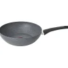 Gifi Wok Tefal aluminium effet pierre Ø28cm