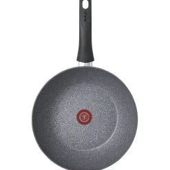 Gifi Wok Tefal aluminium effet pierre Ø28cm