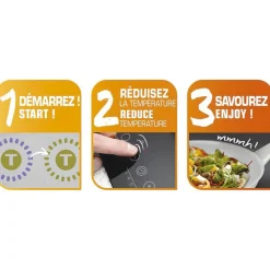 Gifi Wok tefal céramique avec indicateur thermo-spot ø 28 cm