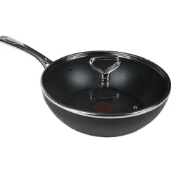 Gifi Wok Tefal Reserve Collection tous feux couvercle verre