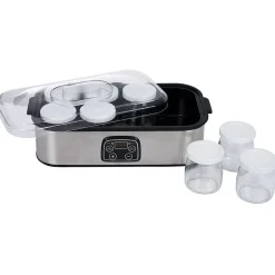 Gifi Yaourtière 8 pots en aluminium gris