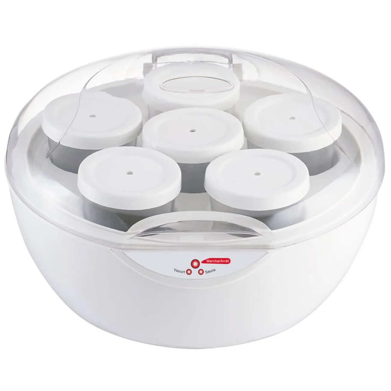 Gifi Yaourtière Homday blanche 6 pièces